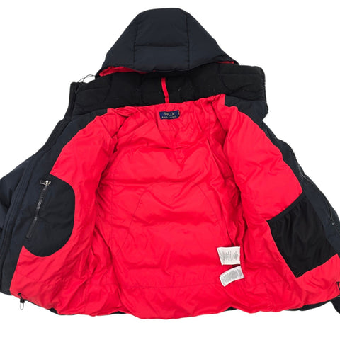 Polo Ralph Lauren Big Pony Tyrol Down Puffer Jacket Black Men's Small