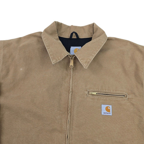 Carhartt Detroit EJ196 CML Y2K Workwear Jacket Brown Men's Large