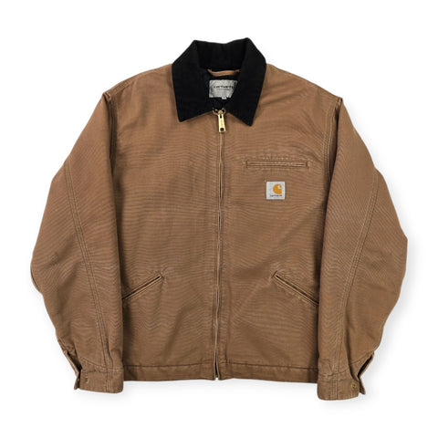 Carhartt WIP OG Detroit Quilt Lined Jacket Brown Men's Small