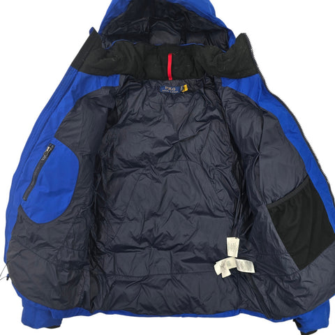 Polo Ralph Lauren Big Pony Tyrol Down Puffer Jacket Blue Men's Large