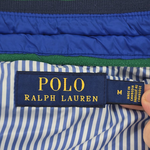Polo Golf Ralph Lauren Down Puffer Gilet Jacket Blue Men's Medium