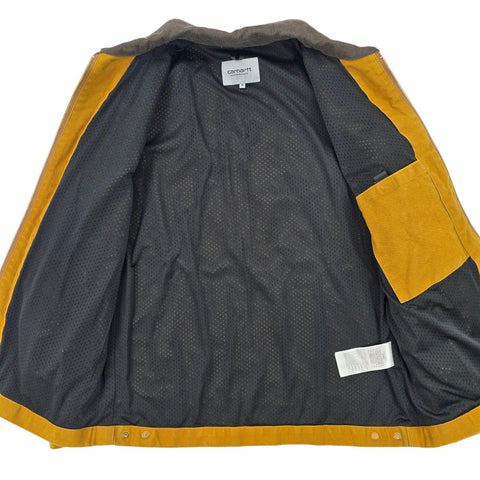 Carhartt WIP Detroit Mesh Lined Jacket Brown Men's Medium