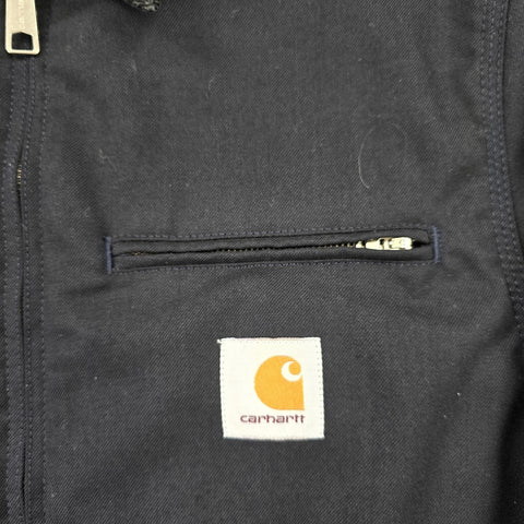 Carhartt WIP Detroit Bomber Jacket Navy Blue Men's Medium