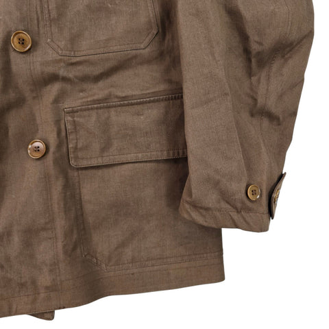 RRL Ralph Lauren Double Breasted  Peacoat Brown Men's Large