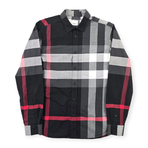Burberry Somerton Nova Check Long Sleeve Shirt Men's Medium
