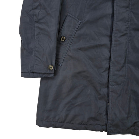 Polo Ralph Lauren Commuter Quilted Trench Coat Jacket Blue Men's Small