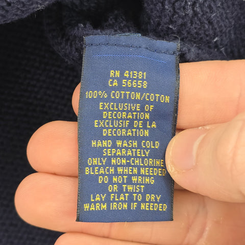 Polo Ralph Lauren USA Flag Knitted Jumper Blue Men's Large