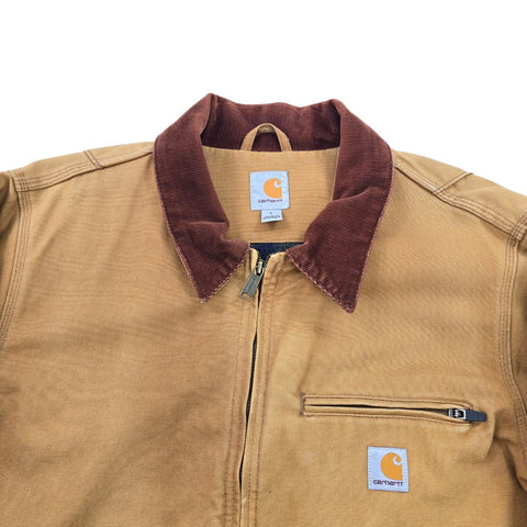 Carhartt Detroit Workwear Blanket Lined Jacket Brown Men's Large