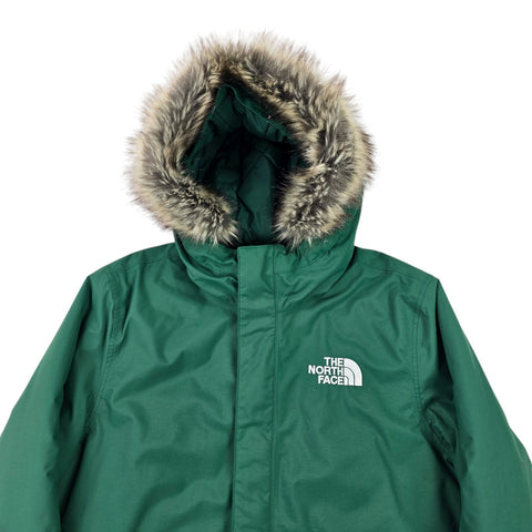 The North Face Zanneck Dryvent Puffer Parka Jacket Green Men's Medium