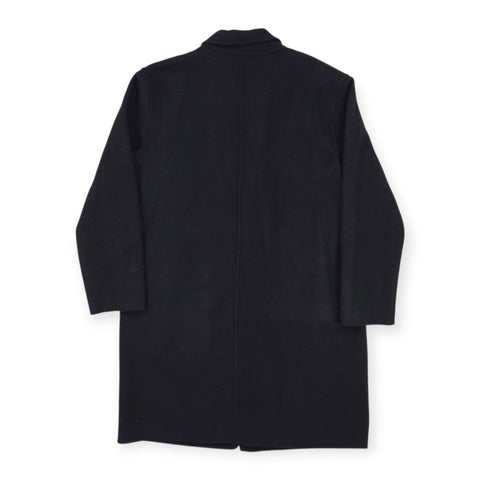 Polo Ralph Lauren Single Breasted Wool Classic Coat Black Women's Medium