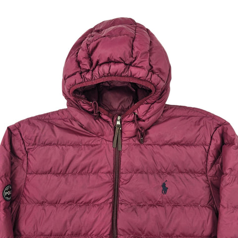Polo Ralph Lauren Down Puffer Jacket Purple Men's Large