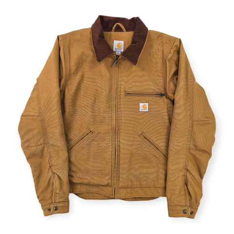 Carhartt Detroit Y2K Workwear Blanket Lined Jacket Brown Men's Small