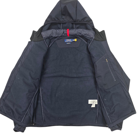 Polo Ralph Lauren Thor Hybrid Soft Shell Puffer Jacket Navy Blue Men's XL