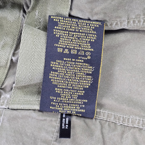 Polo Ralph Lauren Military Patch Field Jacket Green Men's Medium