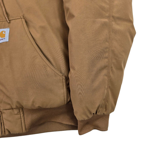 Carhartt WIP Active Cold Puffer Jacket Brown Men's Large
