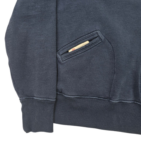 Polo Ralph Lauren R.F.C Rose Rugby 1/4 Zip Graphic Sweatshirt Blue Men's Small