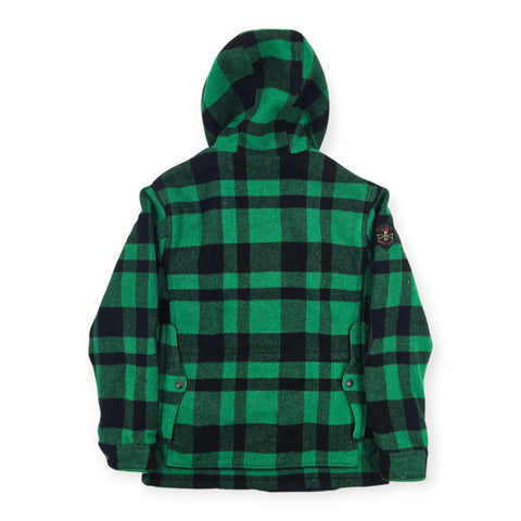 Polo Ralph Lauren Ski Club Wool Buffalo Plaid Parka Jacket Men's Medium