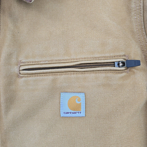 Carhartt Detroit Y2K Workwear Blanket Lined Jacket Brown Men's Large