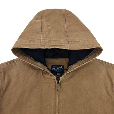 Carhartt Active Workwear Quilt Lined Jacket Brown Men's XL