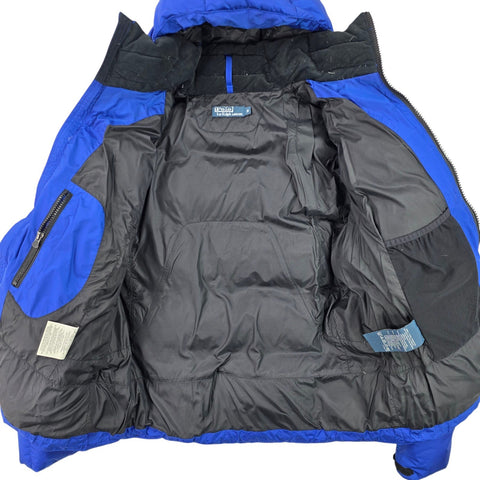 Polo Ralph Lauren Big Pony USA Tyrol Down Puffer Jacket Blue Men's Small