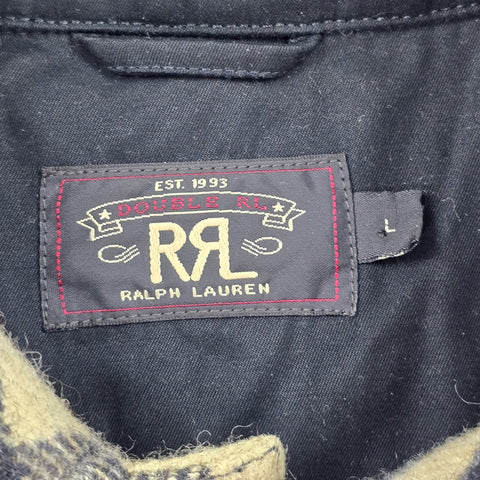 Ralph Lauren Double RRL Plaid Cruiser Jacket Men's Large