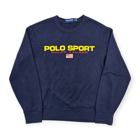 Polo Sport Ralph Lauren Spellout Sweatshirt Blue Men's XL
