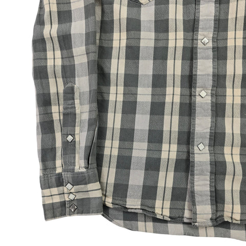 RRL Ralph Lauren Western Flannel Checkered Shirt Men's Small