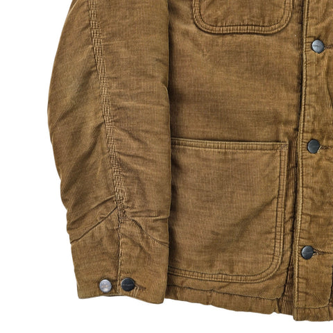 Carhartt WIP Michigan Quilt Lined Corduroy Chore Jacket Brown Men's Small