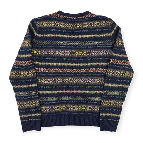 Polo Ralph Lauren Fair Isle Pattern Knitted Jumper Men's Large
