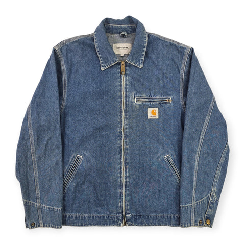 Carhartt WIP Detroit Denim Bomber Jacket Blue Men's Medium