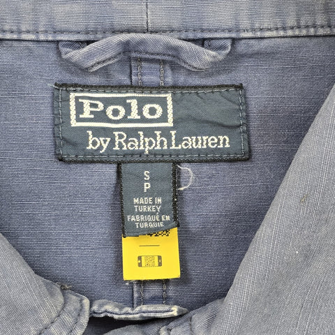 Polo Ralph Lauren Distressed Naval Chore Utility Jacket Blue Men's Small