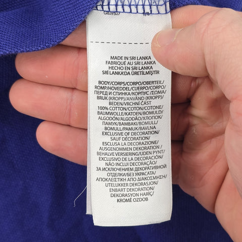 Polo Ralph Lauren LA Dodgers Baseball Spellout Polo Shirt Blue Men's Medium