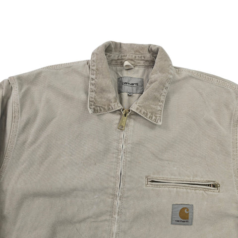 Carhartt WIP Detroit Dyed Bomber Jacket Brown Men's XL