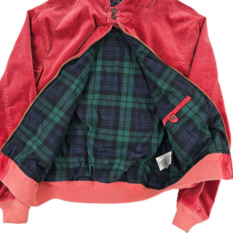 Polo Ralph Lauren Corduroy Harrington Jacket Red Men's Medium