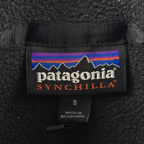 Patagonia Synchilla 1/2 Zip Fleece Black Men's Small