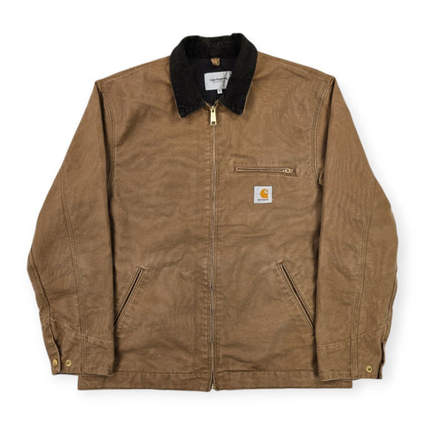 Carhartt WIP Detroit Mesh Lined Jacket Brown Men's XL