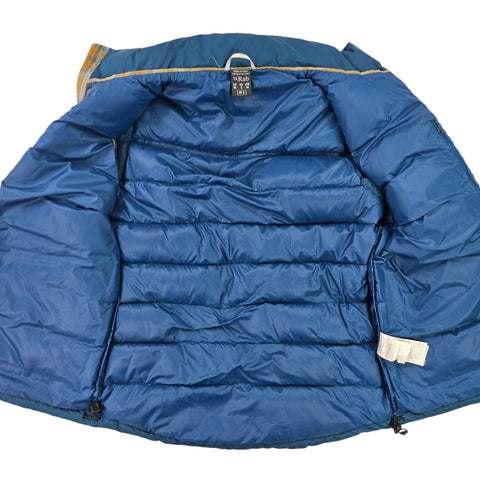 Rab Sanctuary Vest Down Puffer Gilet Jacket Blue Men's Small