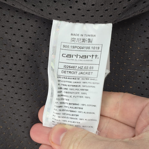 Carhartt WIP Detroit Mesh Lined Jacket Brown Men's Medium