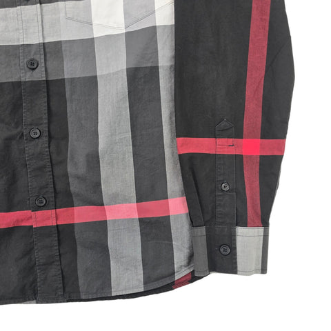 Burberry Somerton Nova Check Long Sleeve Shirt Men's Medium