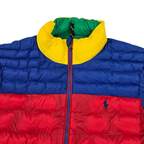 Polo Ralph Lauren Colourblock Puffer Jacket Men's Small