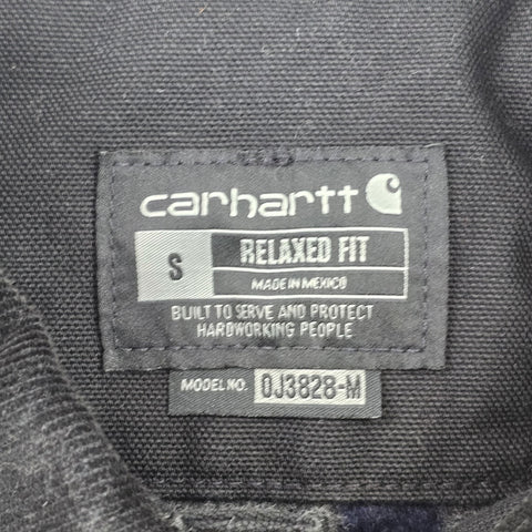 Carhartt Detroit Workwear Blanket Lined Jacket Black Men's Small