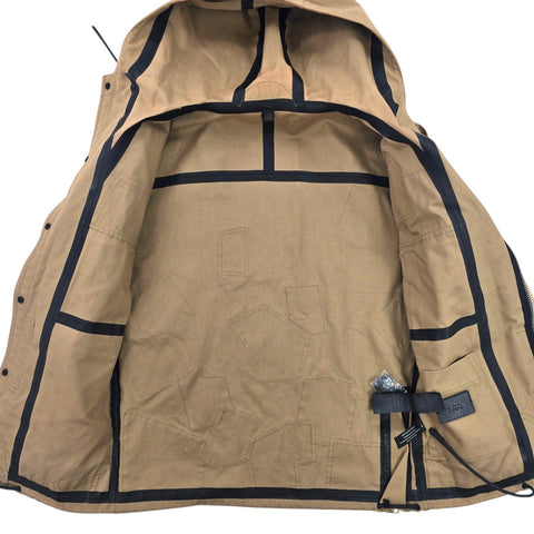 Coach Patchwork Cotton Leather Parka Jacket Men's Small