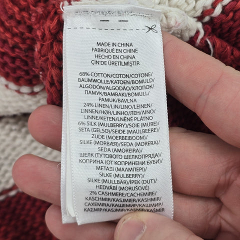 Polo Ralph Lauren USA Flag Shawl Knitted Cardigan Men's Medium