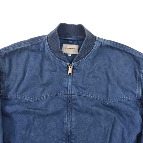 Carhartt WIP OG Santa Fe Bomber Jacket Blue Men's XL
