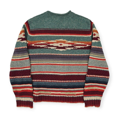 Polo Ralph Lauren Aztec Serape Knitted Jumper Women's Large