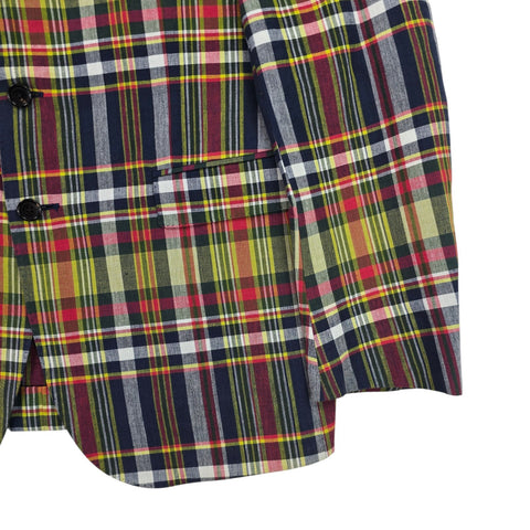 Polo Ralph Lauren Blazer Bradford Sportscoat Madras Blazer Jacket Men's 42S