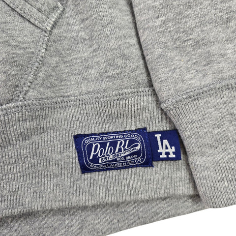Polo Ralph Lauren LA Dodgers Baseball Hoodie Grey Men's Large