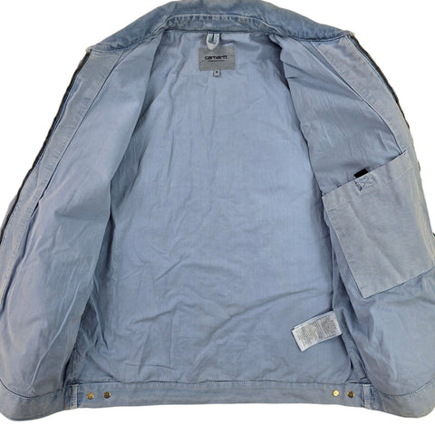 Carhartt WIP Detroit Dyed Bomber Jacket Blue Men's Medium