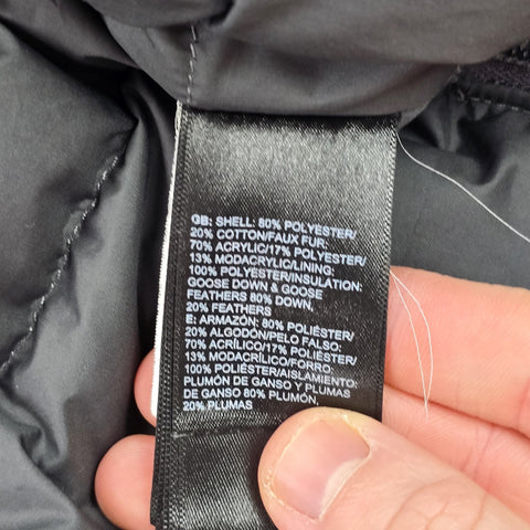 The North Face El Norte Dryvent Down Puffer Jacket Grey Men's Medium