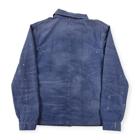 Polo Ralph Lauren Distressed Naval Chore Utility Jacket Blue Men's Small
